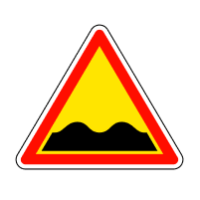 Дорожній знак 1.10 — Нерівна дорога